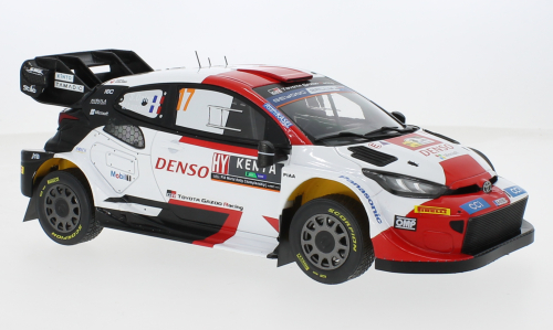 Toyota GR Yaris Rally1 Hybrid No.17 Safari Rally 2023 Ogier/Landais - 1:18
